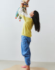 Multicolor Stripes denim pants