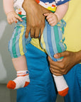 Multicolor Stripes denim pants