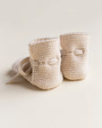 Booties 0-9m - cream