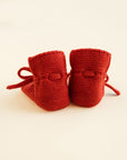 Booties 0-9m - Red