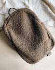 Chunky Backpack - midi brown teddy