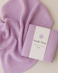 MUSLIN CLOTH 70X70 - lilac