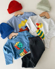 FLEECE TROUSERS BABY - GRAFITE