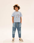 Patchwork Baggy Jeans