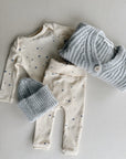PRINTED RIB FLAMÉ BODY NEWBORN