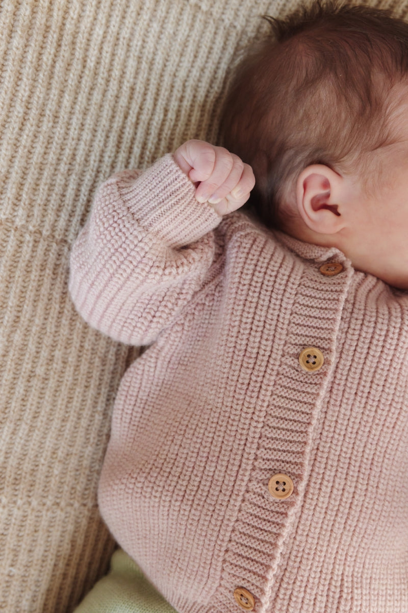 CARDIGAN INGA - powder