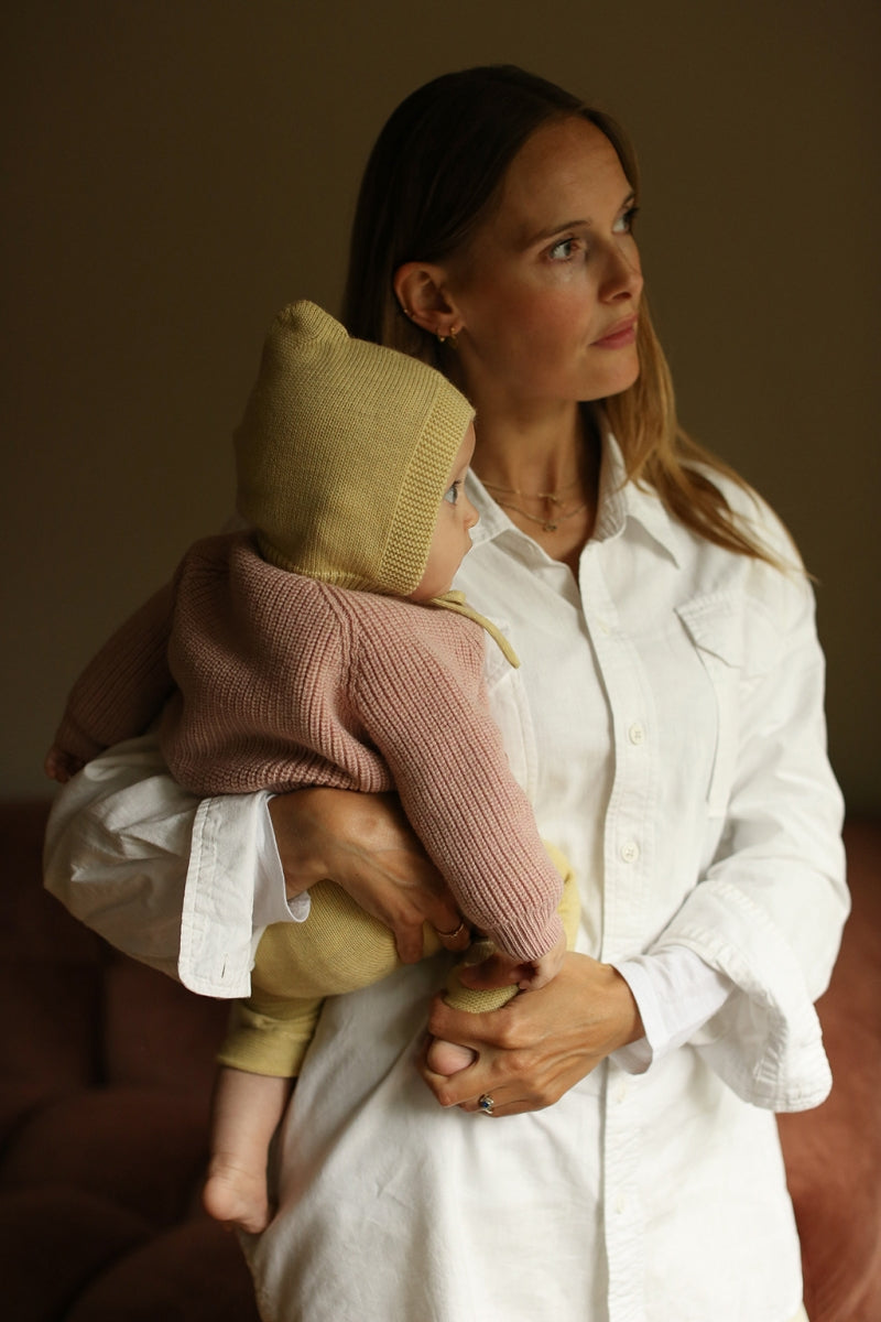 CARDIGAN INGA - powder