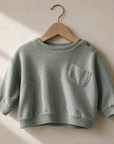 JERSEY SWEATER GREEN - BABY 6M