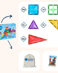 magnetic tiles CLASSIC - 60 stuks