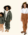 DUGAREE RAIN PANTS - laurel