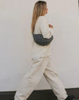 FANNY PACK - GREY DENIM