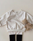 Daily Sweatshirt Ivory - baby & kids