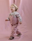 DUGAREE RAIN PANTS - crabapple