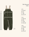 DUGAREE RAIN PANTS - laurel