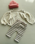 PRINTED JERSEY SWEATER - PENCIL
