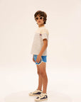 Blue stripe t shirt