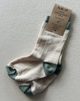 SOCKS KIDS - cream/sage