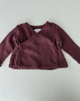 WOVEN SHIRT BABY - bordeaux