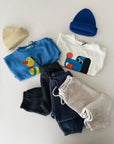 FLEECE TROUSERS BABY - GRAFITE