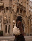 CROSS BODY BAG - TEDDY ECRU