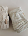 ORGANIC KNIT BLANKET - JELLY BEAN