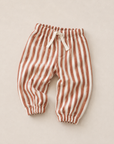 RELAXED JOGGER - POPPY STRIPE