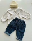 FLEECE SWEATER BABY GIRL - BEIGE MELANGE