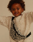 Soft Cotton Leopard Mini Fanny Pack