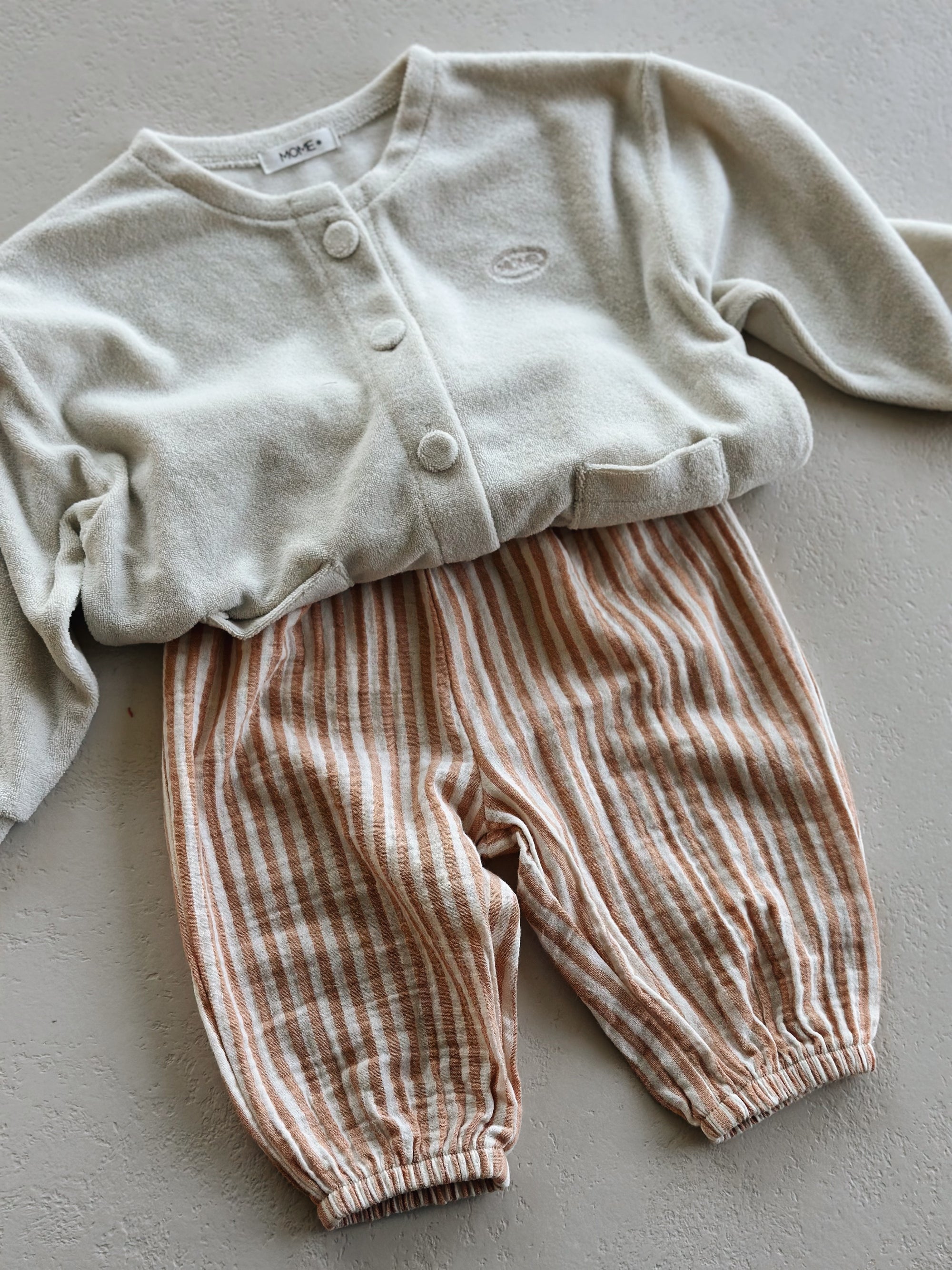 PARACHUTE PANT - GRAPEFRUIT STRIPE