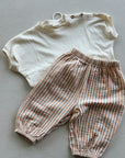 PARACHUTE PANT - GRAPEFRUIT STRIPE