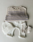 WOOL TROUSERS - NATURAL