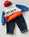 Tic Tac Toe denim pants - kids