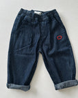 Tic Tac Toe denim pants - kids