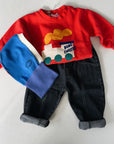 Tic Tac Toe knitted balaclava - baby