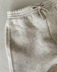 FLEECE TROUSERS BABY GIRL - BEIGE MELANGE