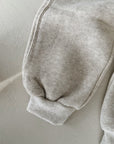 FLEECE TROUSERS BABY GIRL - BEIGE MELANGE