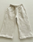 FLEECE TROUSERS - BEIGE MELANGE