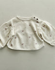 PRINTED JERSEY SWEATER - PENCIL