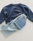 FLEECE SWEATER KIDS - DARK BLUE