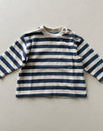 STRIPED JERSEY LS T-SHIRT
