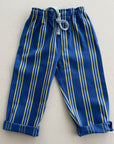 Kick stripe pants - Cobalt blue stripe