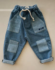 Patchwork Baggy Jeans