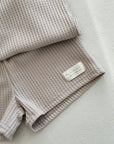 WAFFLE SET - shirt & short
