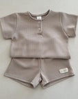 WAFFLE SET - shirt & short