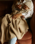 BLANKET GASTON - 140x140 soft beige