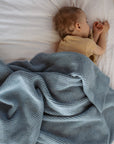 BLANKET GASTON - 140x140 frost blue