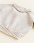 SWEATER GEORGETTE - cream
