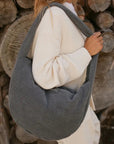 CROSS BODY BAG - GREY DENIM