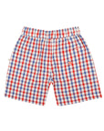 Hug shorts - Spicy red blue check