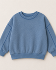 JERSEY SWEATER WASHED BLUE - KIDS